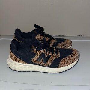 New Balance Black and Tan Sneakers